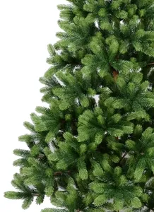 100% Pe Home Hotel Arbre de Noël décoré Support en métal artificiel Arbre de Noël vert avec lumières LED - Product Image 3