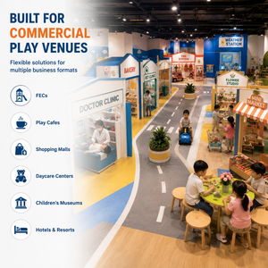 Equipo de juegos para interiores: Estación de bomberos, Casa de juegos, Panadería, Clínica veterinaria, Mostradores de mercado, Juegos de rol para guarderías, Escenarios de tiendas - Product Image 2