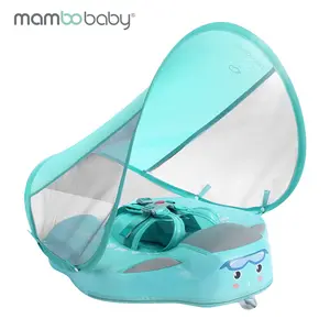 Mambo baby Nicht aufblasbarer Baby Float Baby Schwimm ring Pool Float mit Baldachin frei von Luft leckage