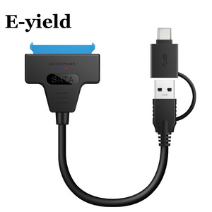 Cable E-Yield USB 3.1 a SATA Easy Drive, Tipo C y USB 3.0, Adaptador 2 en 1 para Disco Duro, 50 cm - Product Image 1