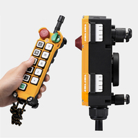 Grúa de elevación de radio industrial con control remoto, F24-10D/10S, CA de 110 V, CC de 24 V, velocidad única, doble velocidad, 10 llaves