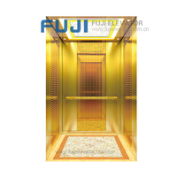 Ascenseur pour passagers FUJI, petit modèle, sans engrenages, en acier inoxydable 304, pour villa résidentielle, ascenseur domestique