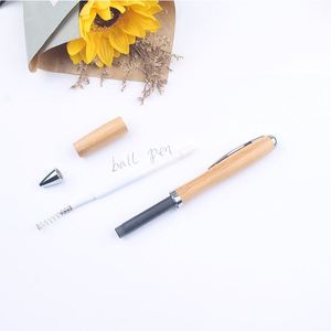 Recycled Personalized Wood Engraving Thick <b>Pen</b> With High Quality Printed Custom Logo Eco-friendly Bamboo Supplier Ball Ballpoint - Product Image 4