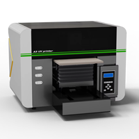 Baru portabel A3 UV Flatbed Printer 2880dpi kepala mesin casing ponsel kayu logam akrilik plastik 60cm A4 cetak dimensi gulungan