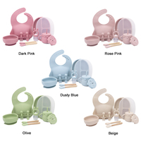 Nouveaux Coffrets Cadeaux Bébé, Vaisselle en Gros avec Logo Imprimé, Ensemble Repas Bébé Sans BPA