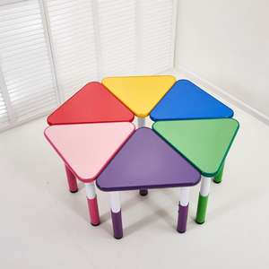 モダン教室家具プラスチックダイニングテーブル椅子セット小学校デイケア幼稚園屋外遊具 - Product Image 2