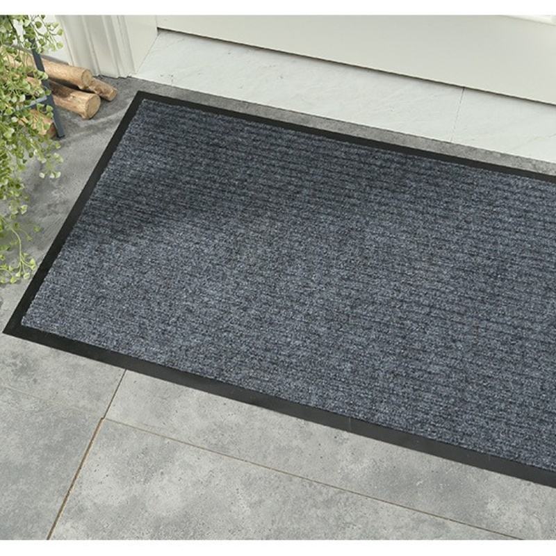 Paillasson gris absorbant la poussière