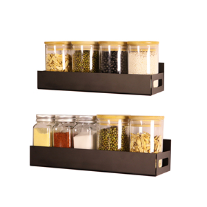 Chine fabricant accessoires de cuisine organisateur 4/6 Pack support de stockage d'épices en acier au carbone magnétique pour réfrigérateur - Product Image 4