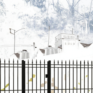 Black Powder Coated Steel Fence Panel Spearhead Top Metal Security Fence for Residential Commercial Outdoor Use - Product Image 6