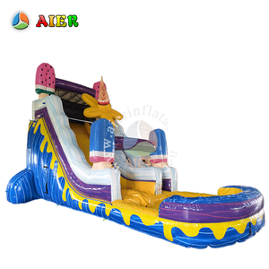 Château gonflable personnalisé et coloré avec toboggan, combo commercial Castillo Inflable Gonflable - Product Image 3