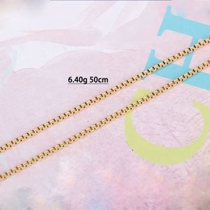 Cadena de Oro Amarillo de 18k Xinfly Au750, Tipo Box Link, Venta al por Mayor, Resistente al Deslustre, Impermeable, Patrón Geométrico, Se Vende por Gramo - Product Image 4