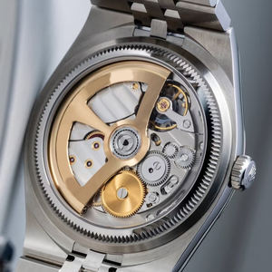 Nouvelle montre mécanique de luxe 2025, 36 mm, cadran bleu glace en nid d'abeille, fond saphir, acier inoxydable, résistance à l'eau 30 bars, automatique - Product Image 6