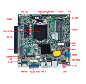 เมนบอร์ด 1150 1151 12100 H510 รองรับ LGA 1200 ซ็อกเก็ต Rocket Lake เจนเนอเรชั่นที่ 11 Core I5-11500, i7-11700, i9-11900 DP 1150 M - Product Image 3
