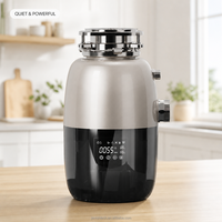 Bk Supplier 1HP Brushless Quiet Motor ETL Stainless Steel Energy Efficient Class a Food Waste Disposer for Residential Sink Use