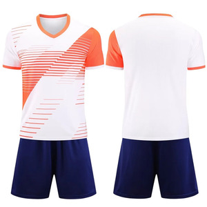 サッカージャージーユニフォームセット大人用学校体育冬冬用カスタムプリント通気性クイックドライ - Product Image 5