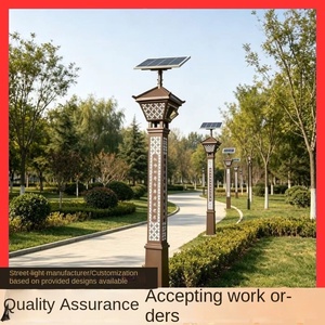 Lámpara de Poste para Jardín o Patio de Aluminio con Acabado Gris Oscuro, Resistente a la Intemperie, con Garantía de 10 Años, Energía Solar - Product Image 6
