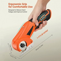 Couteau de découpe électrique sans fil, ciseaux combinés, mini-coupeur, batterie 2000mAh, design ambidextre, lames en acier inoxydable