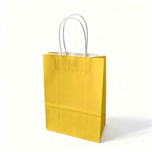 Sacs en papier kraft brun écologiques et recyclables personnalisés KM Factory, imprimés en CMJN pour le pain avec votre propre LOGO - Product Image 1