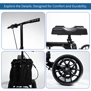 Deambulatore Relaxsmith All-Terrain in Fibra di Carbonio per Riabilitazione, Certificato CE, Comodo, Regolabile e Leggero - Product Image 5