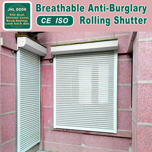 Ventilated Anti-Theft Motorizada Electric <strong>Roller</strong> Shutter Window Persiana Enrollable Motorized Outdoor <strong>Roller</strong> <strong>Blinds</strong> - Product Image 1