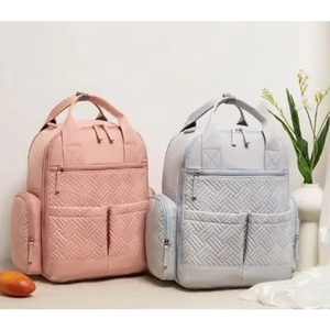 Sac à langer pour maman, grande capacité, imperméable, en tissu Oxford et polyester, pour voyage, échantillon gratuit - Product Image 2