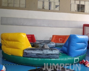 Remise 15% 4 palyers Hungry Hippo Gonflable Interactive Bungee Run Chine meilleurs adultes gonfler sports affamés <span class=keywords><strong>hippopotame</strong></span> gr Chine - Product Image 5