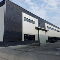 Structure en acier préfabriquée pour entrepôt industriel prêt à l'emploi