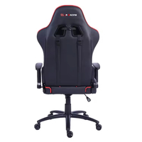 Chaise de bureau ergonomique moderne pivotante, hauteur réglable, repose-pieds massant, chaise de gaming confortable en cuir PU, vérin à gaz 3 positions