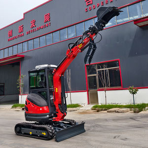 รถขุดขนาดเล็กแบบตีนตะขาบราคาประหยัด พร้อมมอเตอร์และปั๊มไฮดรอลิก Eaton สำหรับงานสวนกลางแจ้ง - Product Image 4