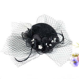 Bán Buôn <span class=keywords><strong>Fancy</strong></span> Giáo Hội <span class=keywords><strong>Hat</strong></span> Tea Party Tiệc Trang Phục Chính Thức Hoa <span class=keywords><strong>Top</strong></span> Mũ Bridal Pháp Wedding <span class=keywords><strong>Hat</strong></span> Đối Với Phụ Nữ Phụ Nữ - Product Image 6