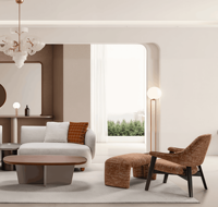 Canapé inclinable moderne et durable en bois pour la maison, le bureau et l'hôtel