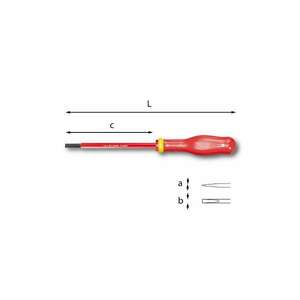 USAG - U00910006 DESTORNILLADORES PARA TORNILLOS DE CABEZA RANURA-1000 V - EAN 8010239920163 1000 V DESTORNILLADORES AISLADOS - Product Image 1