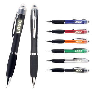 Light Laser <b>LED</b> Ballpoint Design Touch Screen Quality Plastic Stylus Wholesale Advertising Pens Promotion Custom with Light Logo - Product Image 5
