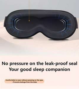 Antifaz de Algodón 3D para Dormir Profundamente, Sin Presión en los Ojos, con Copa, Bloqueo de Luz, Elástico Ajustable, Tamaño de Viaje - Product Image 6