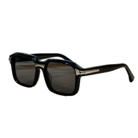 Nouvelles lunettes de soleil en acétate de qualité supérieure 2025, style rétro, monture épaisse de luxe, forme carrée, verres UV400, monture noire pour hommes et femmes
