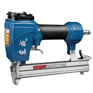 FF-1022J Pneumatic Nail Gun U-Shaped Door Nail Gun Double Nail Gun 1/4 Inch Air Inlet Aluminum Alloy Corded - Product Image 3
