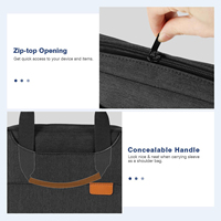 Étui pour tablette à bandoulière décontracté et moderne en polyester durable avec poignée en bandoulière pour le travail et les voyages.