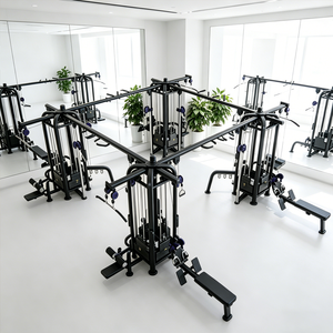 Multi‑Function Square Cable Cross <b>Trainer</b> 16 <b>Working</b> Positions With Pull‑Up Bar Ideal For High‑Capacity Health Club Venue - Product Image 2