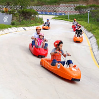 Jeux interactifs parent-enfant sans moteur, véhicules de luge, luge sèche, chariots de luge colorés Skyline