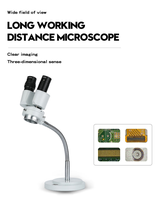 NBHG C-6D Laboratory Stereo Dental Microscope WF10X/20mm Eyepiece, Long Working Distance, 2 Years Warranty