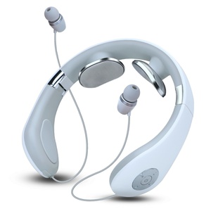 Home Use 2 in 1 Smart Neck and Shoulder Massager with In-Ear <b>Wireless</b> Earphone - Product Image 1