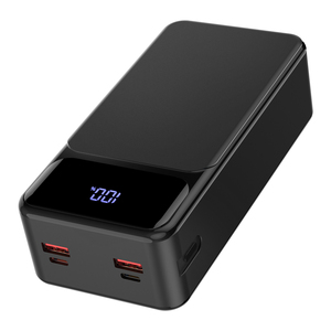 Power bank ad alta capacità da 20000 mAh con 3 cavi USB-C microUSB