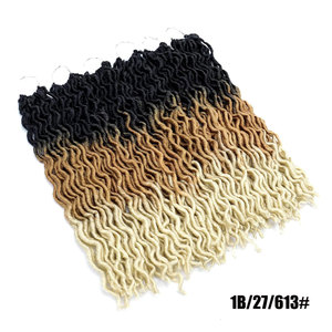 Perruque longue bouclée en fibre synthétique haute température Gypsy, extensions de cheveux au crochet style dreadlocks africaines, tresses à double trame machine - Product Image 5