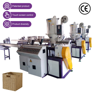 เครื่องอัดรีดเส้นใย HDPE แบบสกรูเดี่ยวจากโรงงาน ผลิตภาพสูง สำหรับทำเส้นใยหวายเทียมจากฟิล์มเป็นเม็ด - Product Image 1