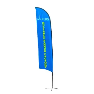 NX FLAG Attraktive Outdoor-gedruckte Werbe werbung Swooper Flutter Feather Flag / Banner