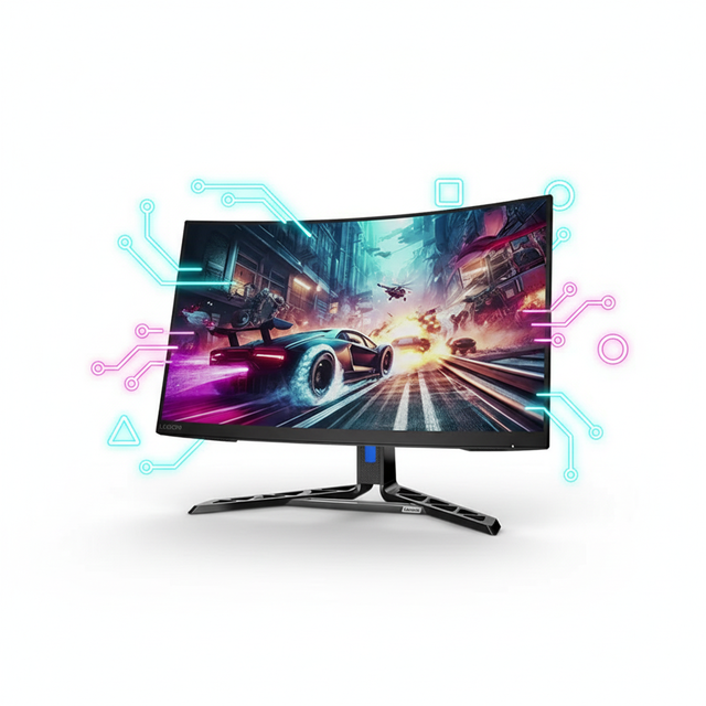 Lenovo LEGION R34w-30 34-inch 3K 180Hz Ultra-Wide Gaming High-Definition Monitor Business Office Display Screen