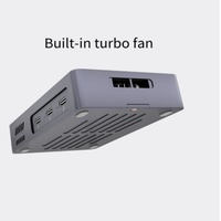 علبة تخزين Thunderbolt 5 M.2 NVMe SSD: تدعم PCIe 4.0 بسرعة 80 جيجابت في الثانية، متوافقة مع أقراص SSD 2230-2280، تبريد نشط، كابل TB5 يعمل بالطاقة عبر الناقل، لأجهزة Mac/Windows