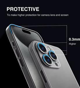 Coque de <span class=keywords><strong>téléphone</strong></span> transparente pour iPhone 15 14 Pro, antichoc, en PP souple et mince, accessoires pour iPhone 13 12 - Product Image 5