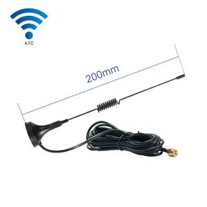 Antenne Gsm externe quadri-bande à gain élevé GPRS GSM 3G 5dbi avec base magnétique