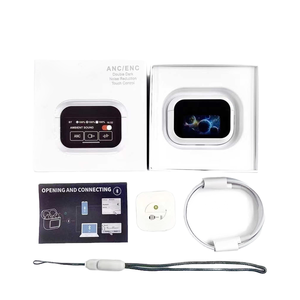 LX-10 TWS ANC In-Ear Earbuds <span class=keywords><strong>LCD</strong></span>, headphone Gaming nirkabel layar sentuh penuh dengan peredam bising indikator baterai LED JL - Product Image 4